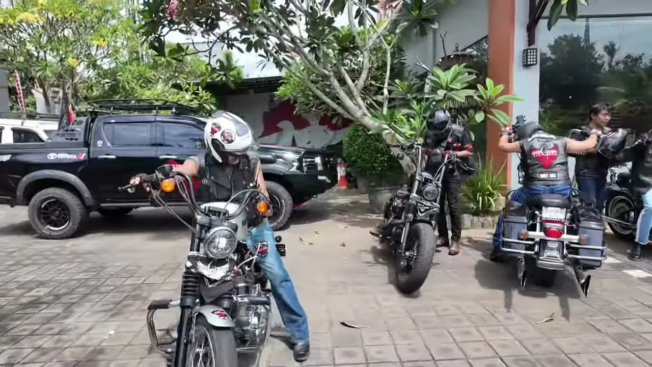 2025年9月 バリ島ハーレーツーリング写真7 — TEAM THE GHOST West Bali